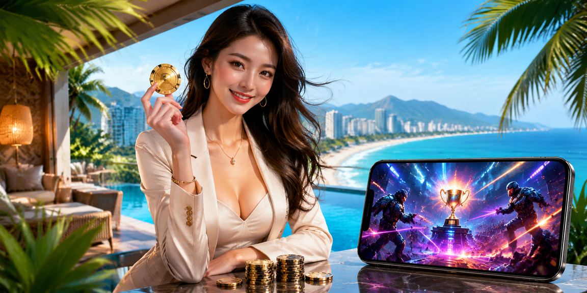 Người chơi esports cá cược trực tuyến tại bãi biển Đà Nẵng